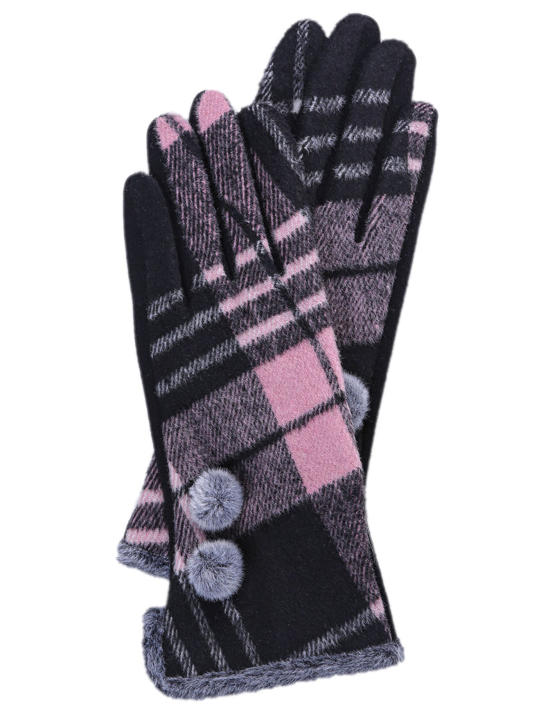Pink Texting Gloves